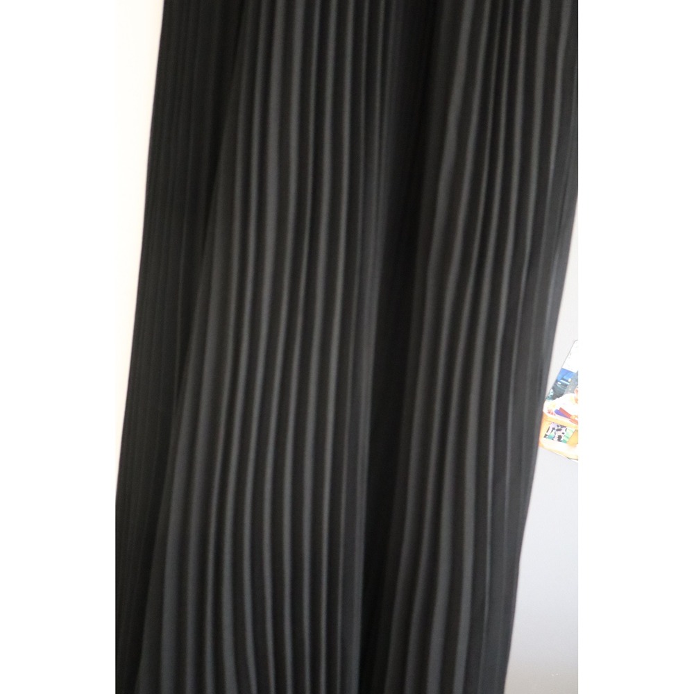 Victorias Secret Women Black Pleated Maxi Dress size XS Short Adjustable Straps - Picture 3 of 9